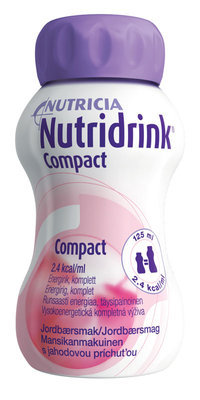 Nutridrink Compact jordgubbe 4x125 ml