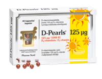 D-PEARLS 125 MIKROGR D3-VITAMI 40 KAPS
