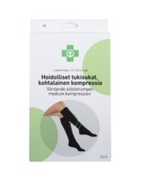 APTEEKKI Vårdande stödsstrumpor, måttlig kompression (kl. 1), flera storlekar