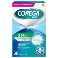 Corega Tabs 3 minutes 36 kpl