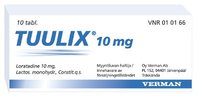 TUULIX 10 mg tabl 10 fol