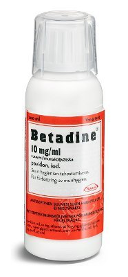 BETADINE munvatten 10 mg/ml 100 ml eller 200 ml