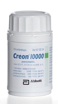 CREON (fd. Pankreon) 10 000 eller 25 000 för matsmältningen 100 enterokapslar