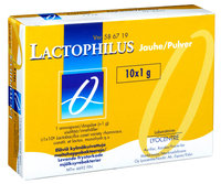 LACTOPHILUS mjölksyrebakterier dospåsar 10 x 1 g eller 50 x 1 g