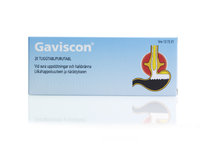 GAVISCON not halsbränna 20 eller 120 tuggtabletter