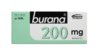 BURANA 200 mg 20, 30 eller 50 tabletter