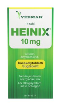 HEINIX 10 mg imeskelytabl 14 fol