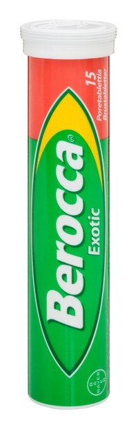 BEROCCA EXOTIC poretabl 15 kpl