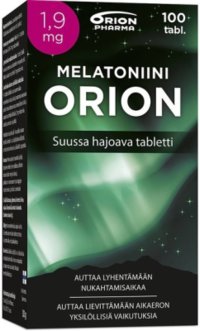 MELATONIINI ORION 1,9 MG 100 KPL
