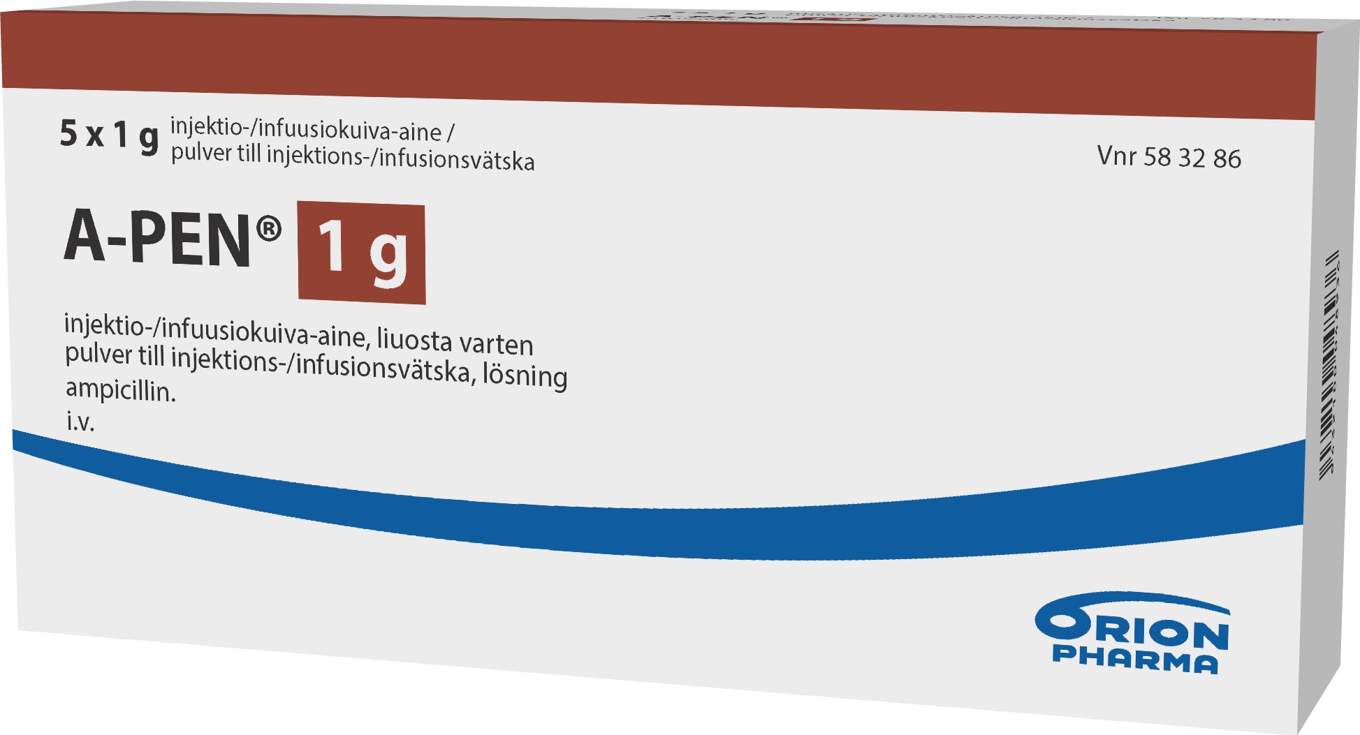 A-PEN 1 g injektio/infuusiokuiva-aine, liuosta varten 5 x 1 g