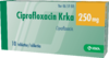 CIPROFLOXACIN KRKA 250 mg tabletti, kalvopäällysteinen 1 x 10 fol