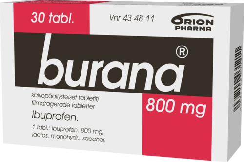 BURANA 800 mg tabletti, kalvopäällysteinen 1 x 30 fol