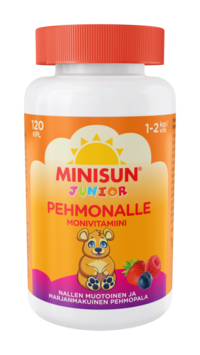 Minisun Monivitamiini Pehmonalle Marjaisa jr 120 kpl