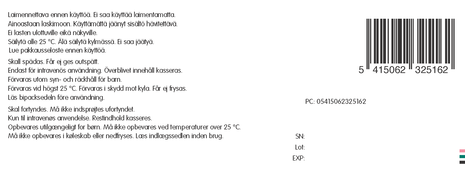ACICLOVIR PFIZER 25 mg/ml infuusiokonsentraatti, liuosta varten 5 x 20 ml