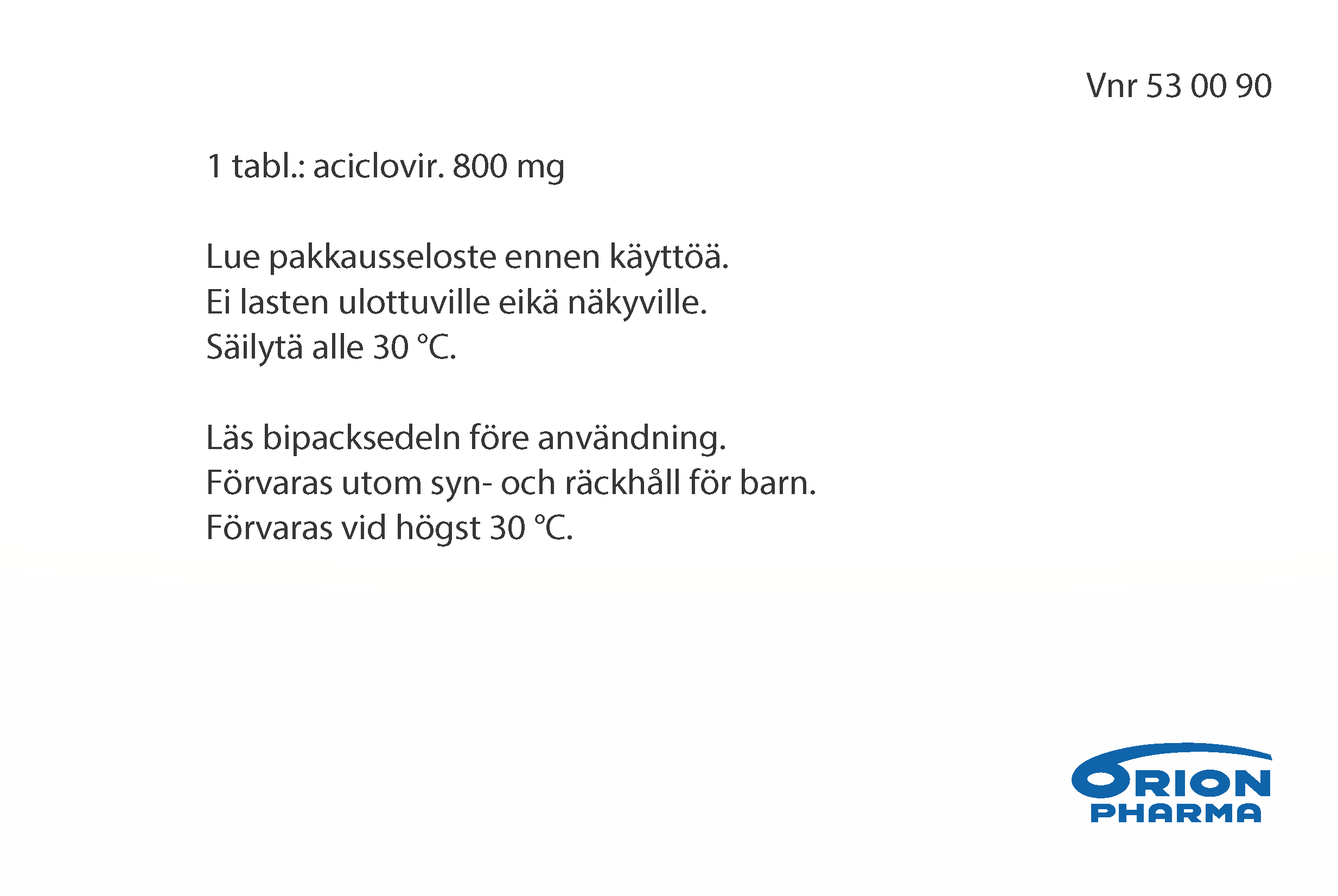 ACYRAX 800 mg tabletti 1 x 35 fol