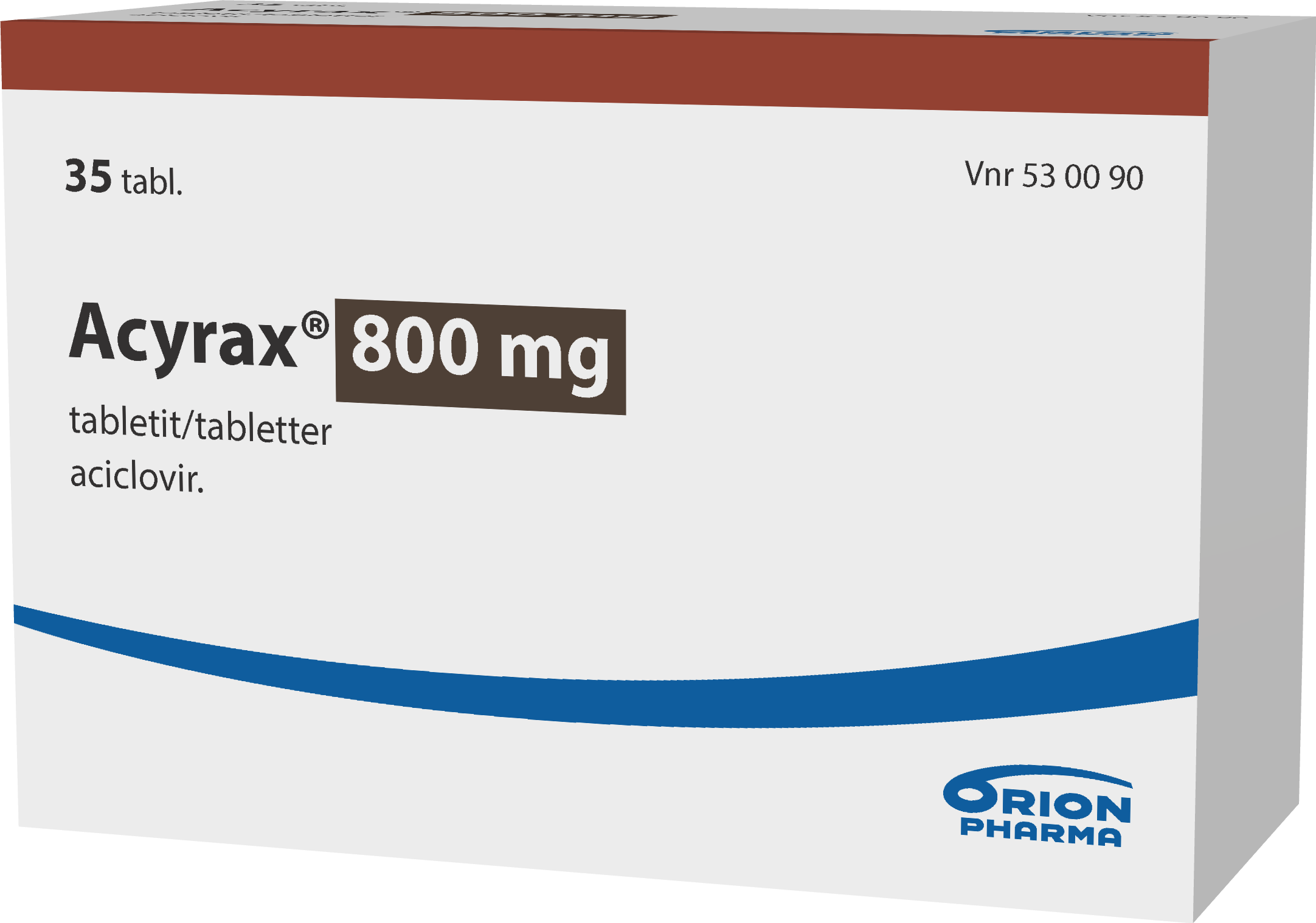 ACYRAX 800 mg tabletti 1 x 35 fol