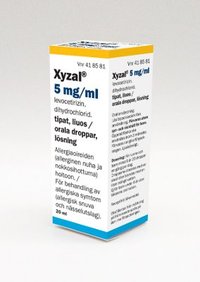 XYZAL 5 mg/ml tipat, liuos 20 ml