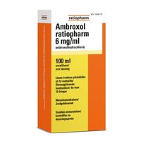 AMBROXOL RATIOPHARM 6 mg/ml oraaliliuos 100 ml