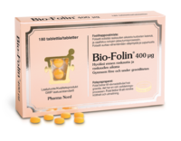 Bio-Folin 400 mikrog 180 tabl