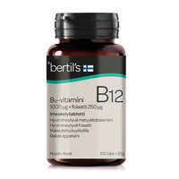 bertils B12-vitamiini + Folaatti 100 tabl