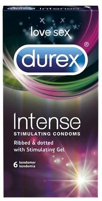 Durex Intense kondomi 6 kpl