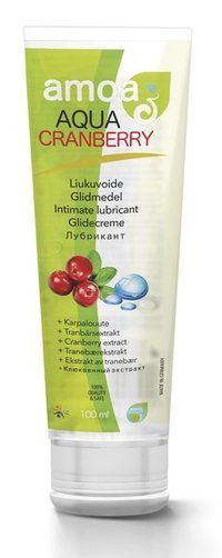 Amoa Aqua Cranberry glidmedel 100 ml