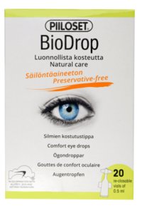 Piiloset BioDrop kostutustippa-ampulli 20x0,5 ml
