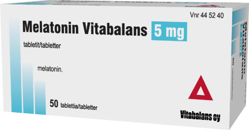 MELATONIN VITABALANS 5 mg tabletti 1 x 50 fol