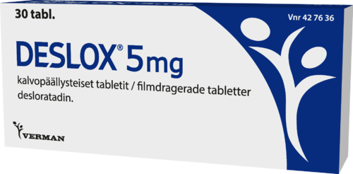 DESLOX 5 mg tabletti, kalvopäällysteinen 1 x 30 fol