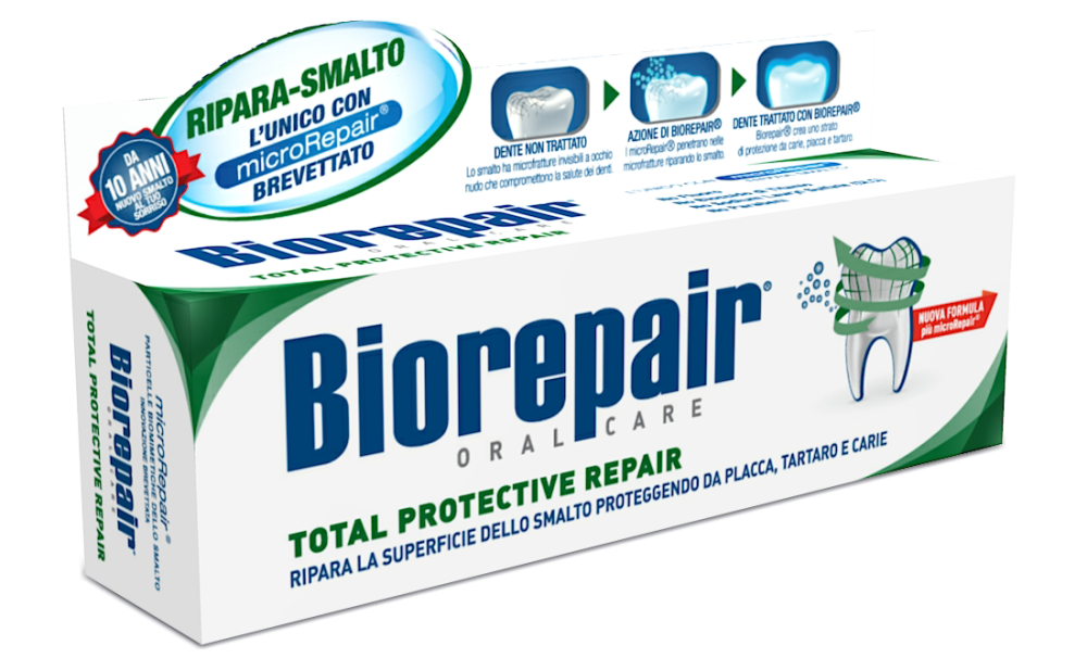 Biorepair plus total protection hammaskiil. korj. hammastahna 75 ml