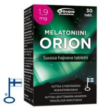 MELATONIINI ORION 1,9 MG 30 TABL