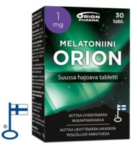 MELATONIINI ORION 1 MG 30 TABL