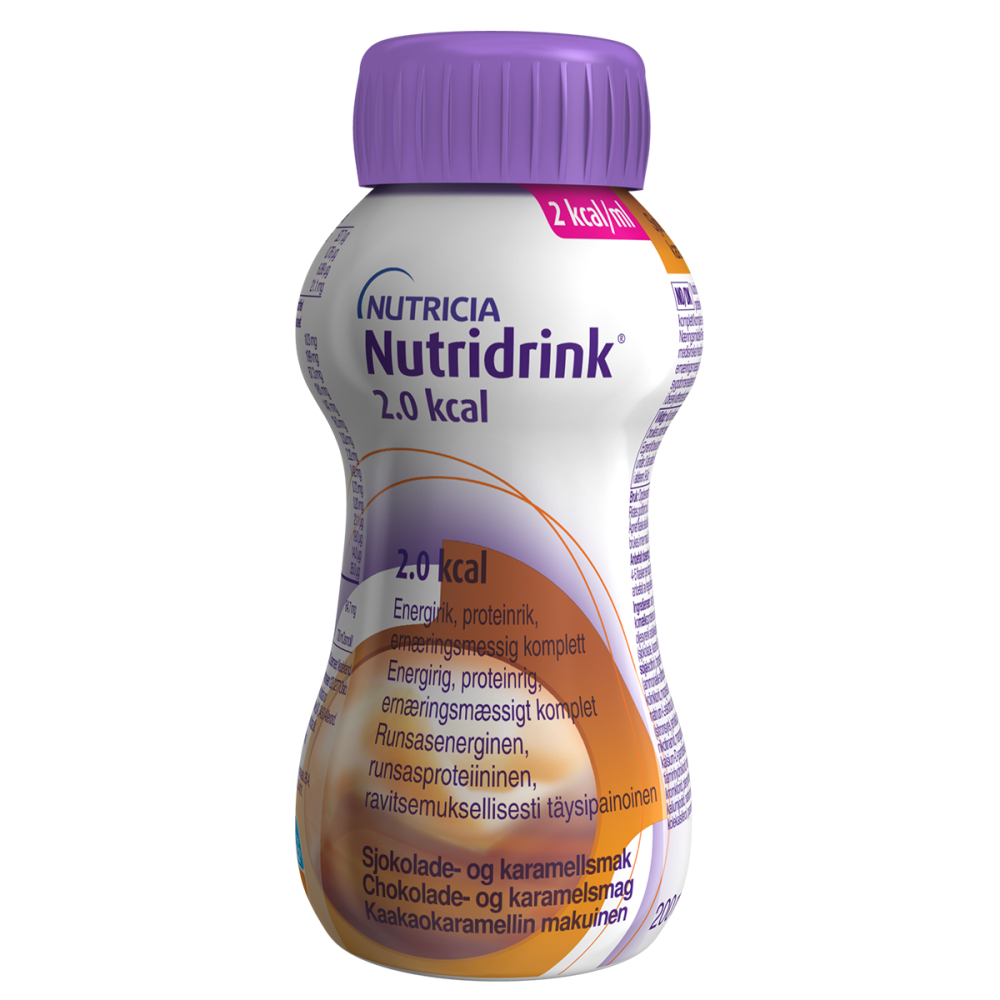Nutridrink 2.0 kcal Kaakao-Karamelli