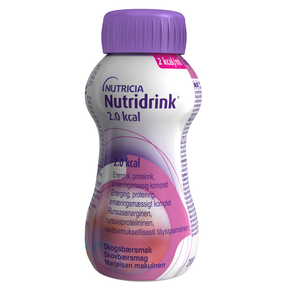 Nutridrink Protein 2.0 metsämarja 4X200 ml