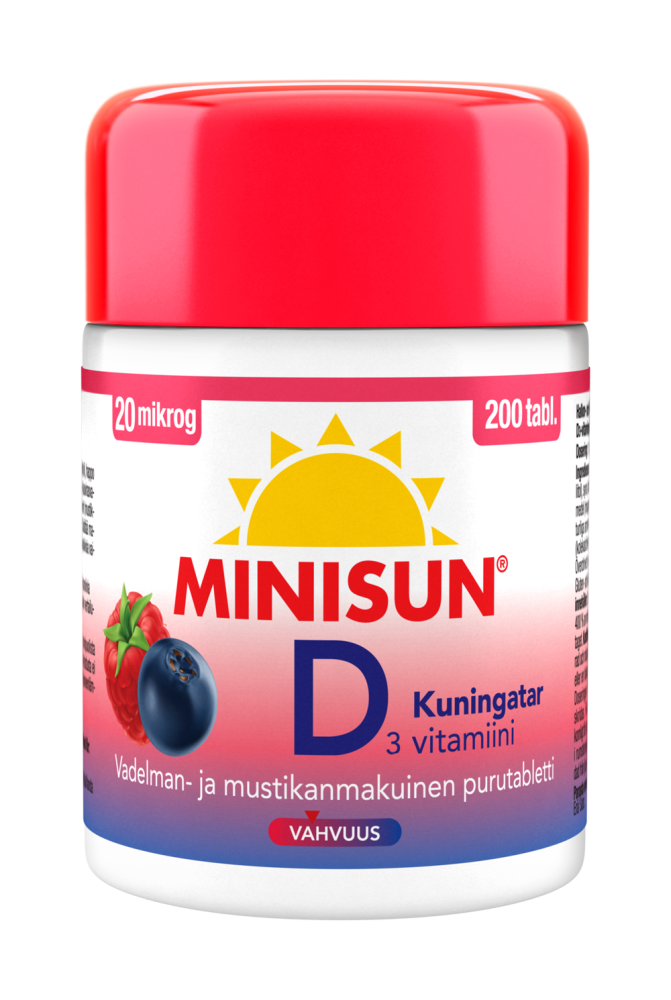 Minisun D-vitamiini Kuningatar 20 mikrog