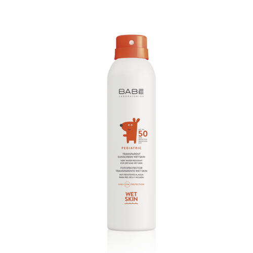 BABE PEDIATRIC TRANSPARENT SUNSCREEN WET SKIN SPF 50 200 ML