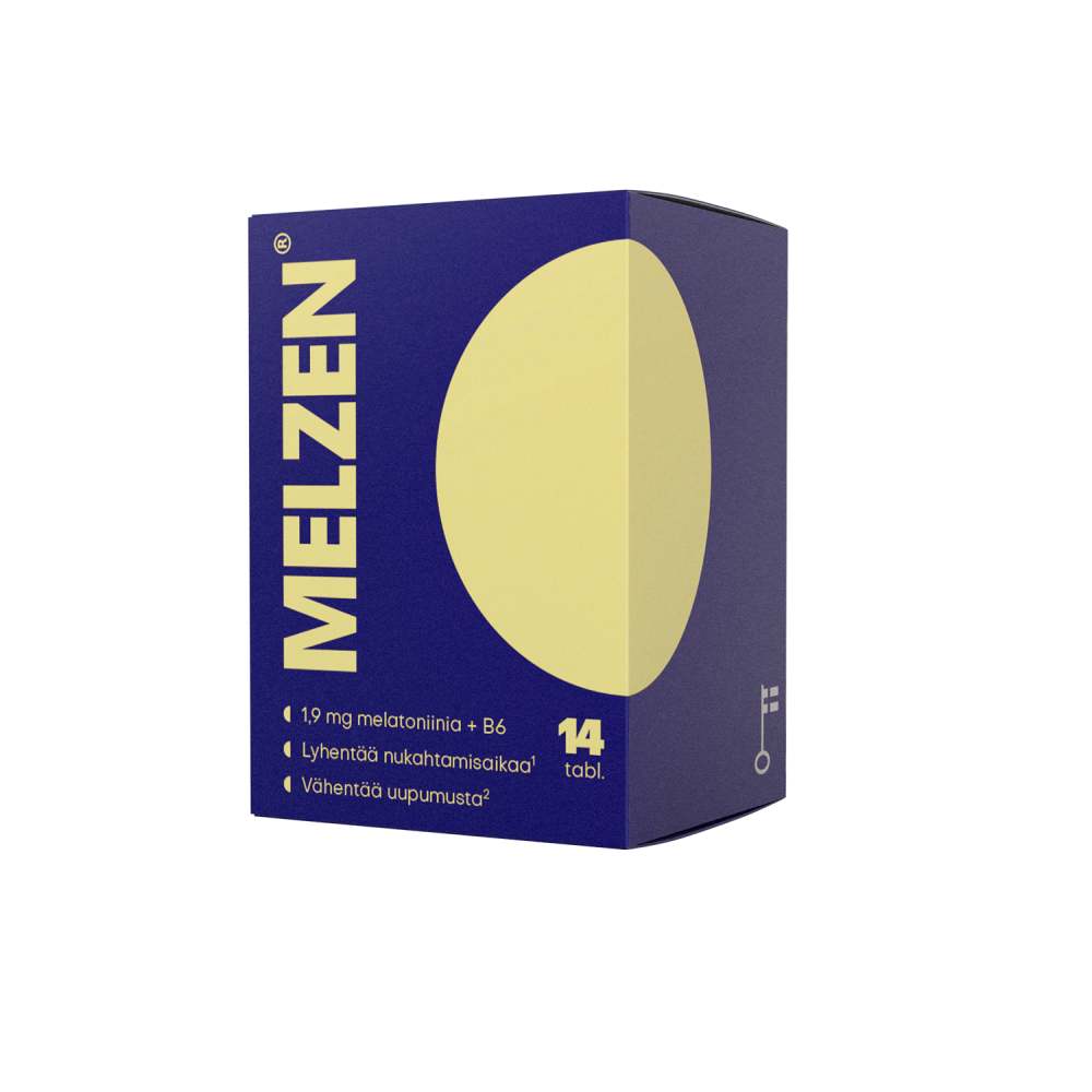 MELZEN Melatoniini 1,9 mg + B6
