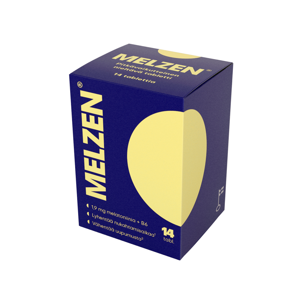 MELZEN Melatoniini 1,9 mg + B6