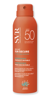 SVR SUN SECURE BRUME SPF50 vartalolle 200 ml