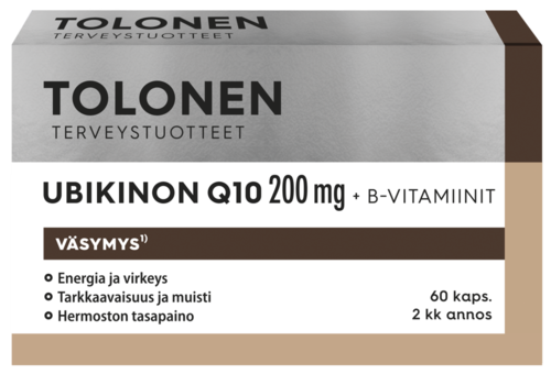 Tolonen Ubikinon 200 mg + B-vit 60 kaps